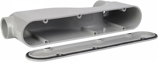 Southwire 2-1/2x22 Smart lb Conduit Body, PVC with Cover and Gasket, KBLB251