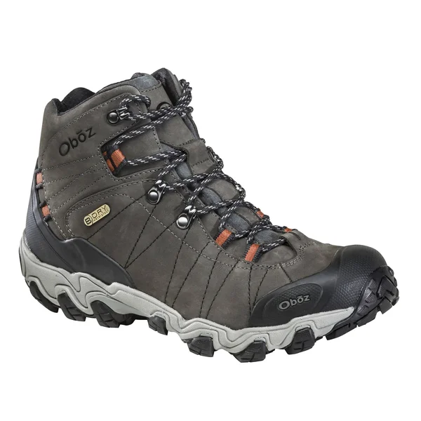 Oboz Men's Bridger Mid B-DRY - Raven, 12