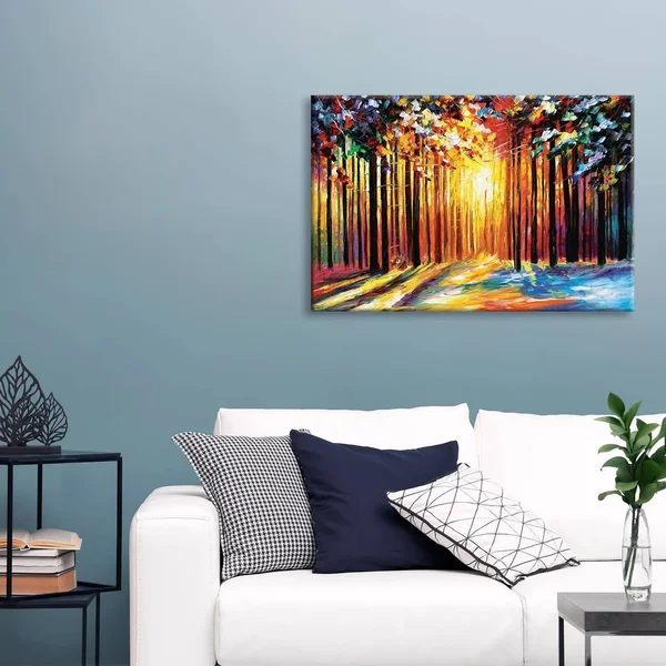 iCanvas Lea84-1pc3-40x26 Sun of January by Leonid Afremov Canvas Print