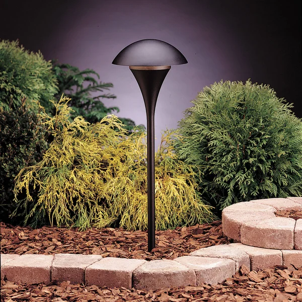 Kichler 15236BKT Eclipse Path & Spread 1-Light 120V, Textured Black
