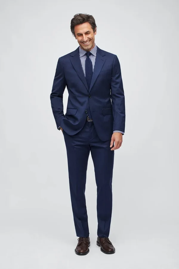 Bonobos Jetsetter Stretch Wool Suit Jacket Extended Sizes - Blue