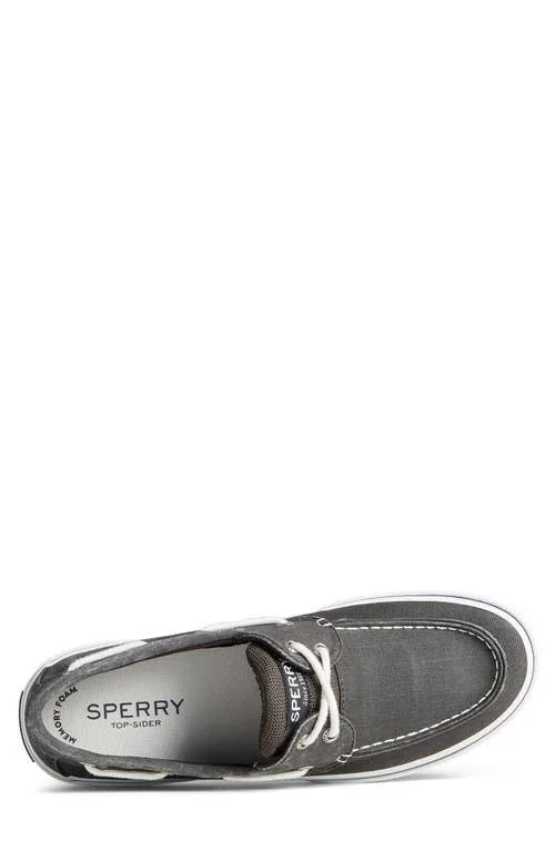 Men's Sperry, Halyard Boat Shoe, 11 W, Fabric, Peltz Shoes