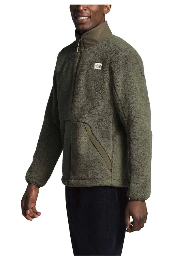 The North Face Men's Campshire Full-Zip Jacket: Brandy Brown-Aviator Navy