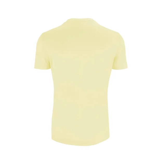 Georgia Crew Neck T-Shirt, M, Pale Yellow