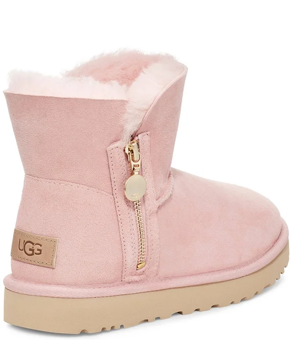 Ugg Women's Bailey Zip Mini Sheepskin 1112481 - 9 - Grey