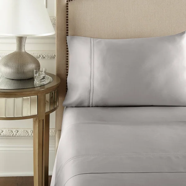 Yalda Sheet Set - 100% Giza Egyptian Cotton, King, Ivory