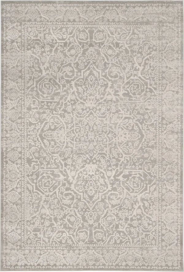 Safavieh PRN714G Princeton Grey - Beige Area Rug - 5& x 5& Round
