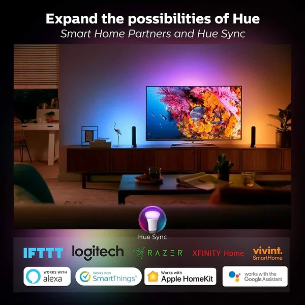 Philips Hue White and Color Ambiance - Light bar - LED - 16 million colors - white