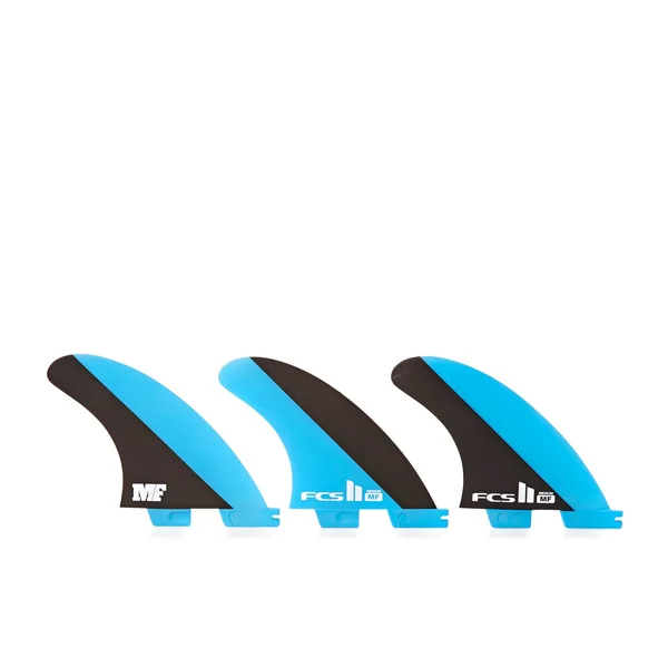 FCS II MF PC Tri Fins (Blue/Black, M)