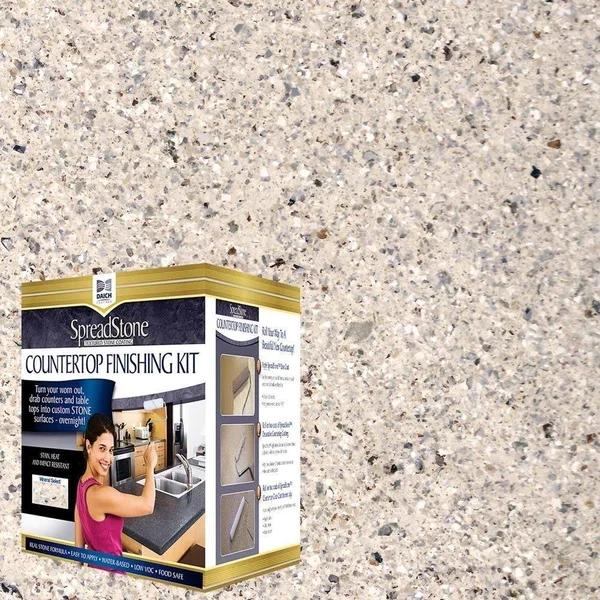 DAICH DCT-MNS-OY Quart SpreadStone Mineral Select Countertop Refinishing Kit, Oyster