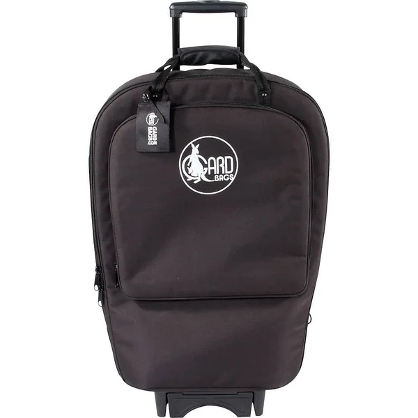 Gard Fixed Bell French Horn Wheelie Bag 41-WBFLK Black Ultra Leather