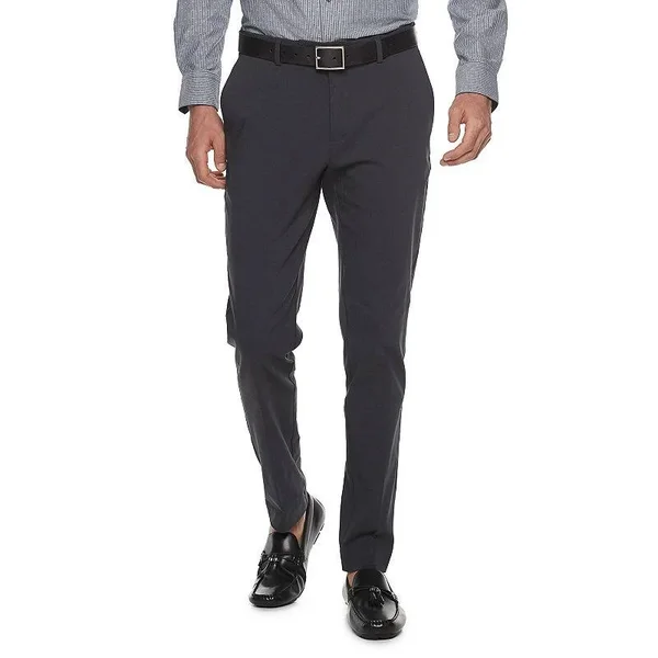 Men's Apt. 9 Slim-Fit Performance Stretch Dress Pants - Size: 29X32, Grey