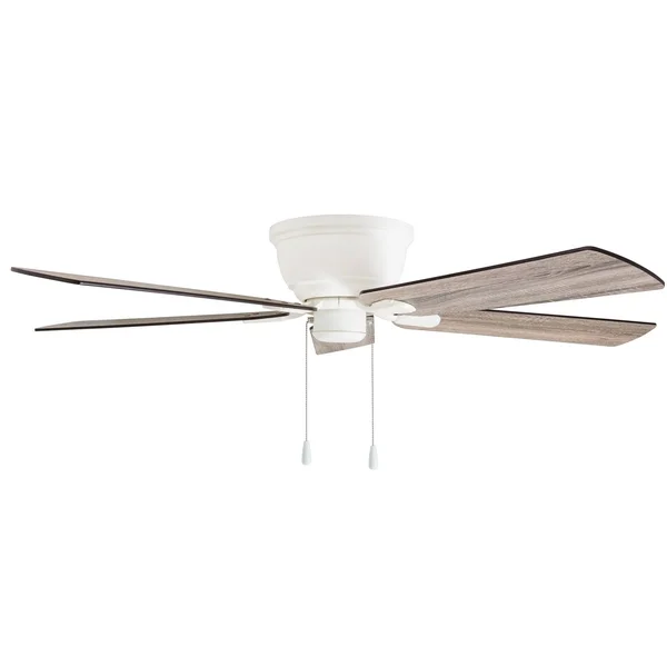 The Gray Barn Dalmeny Indoor Hugger Ceiling Fan - 52 - White - Hardwired 30879236