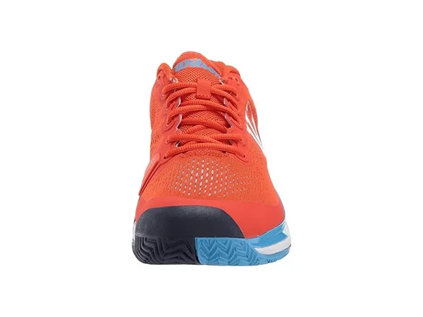 Wilson Men's Rush Pro 3.0 Tennis Shoes (Tangerine Tango/White/Bonnie Blue)