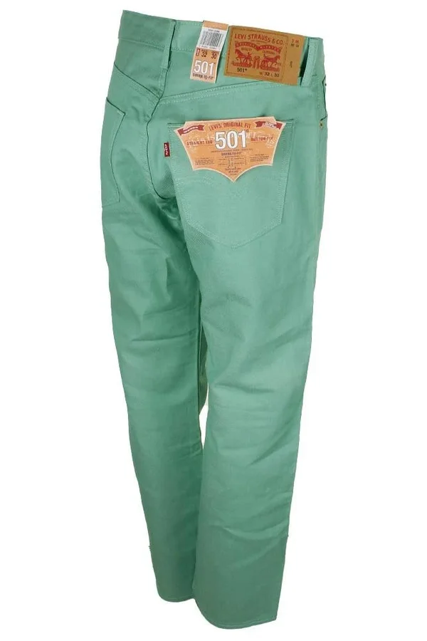 Levi&s Men's 501 Denim Original Shrink to Fit Button Fly Jeans, Gold 2515