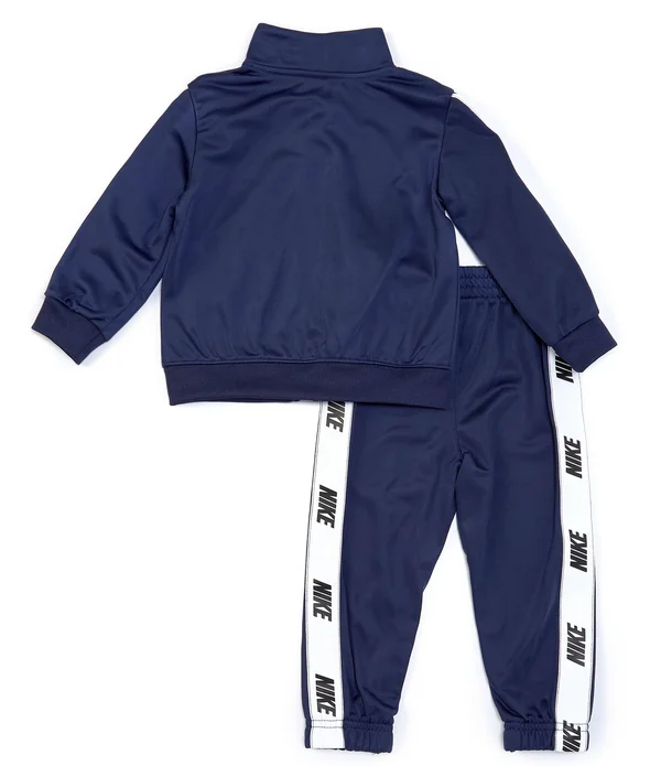 Nike Little Boys 2T-7 Logo-Taping Jacket Jogger Pant Tricot Set - 7