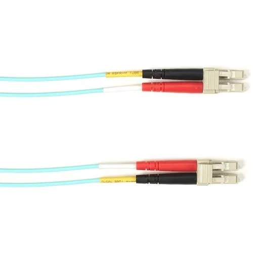 Black Box Fiber Optic Duplex Patch Network Cable FOCMP10-015M-LCLC-AQ