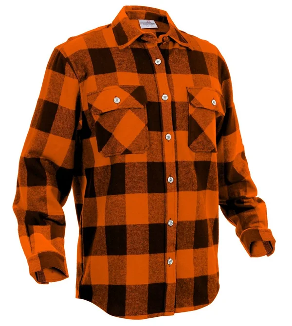 Rothco - Extra Heavyweight Buffalo Plaid Yellow Flannel Shirt