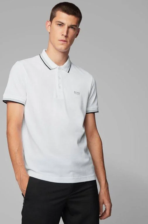 Boss Athleisure Paddy Polo T Shirt White