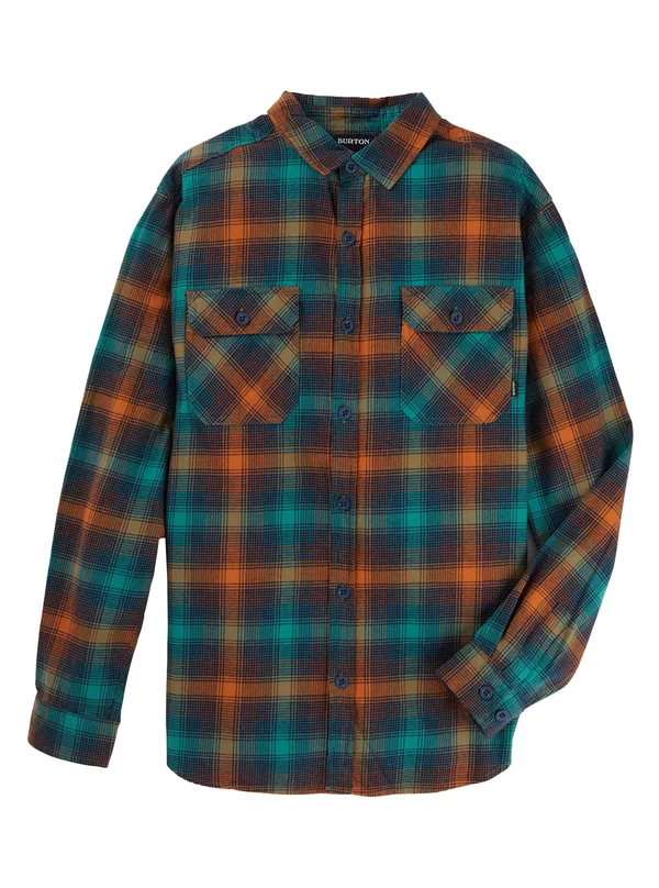Burton Men's Brighton Flannel - Antique Green Bad Hombre Plaid, M