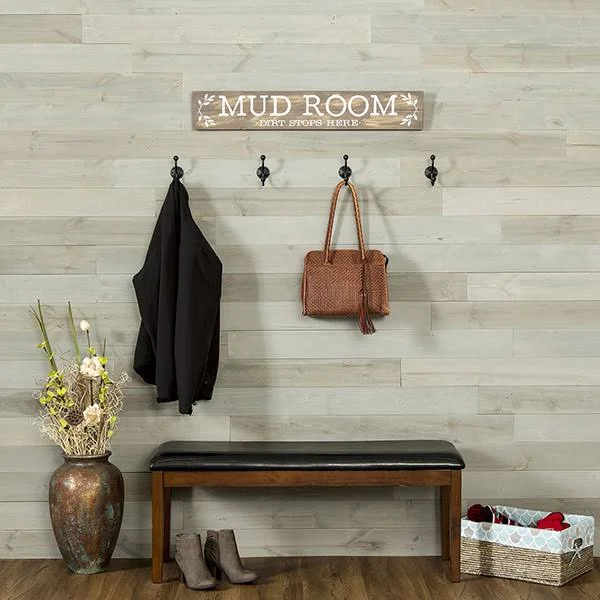 Rustic Grove Wood Planks (Mixed Gray-Light)
