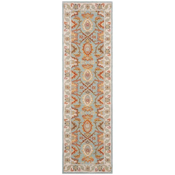 Safavieh Heritage HG734D Rust - Beige Rug 6& x 6& Square