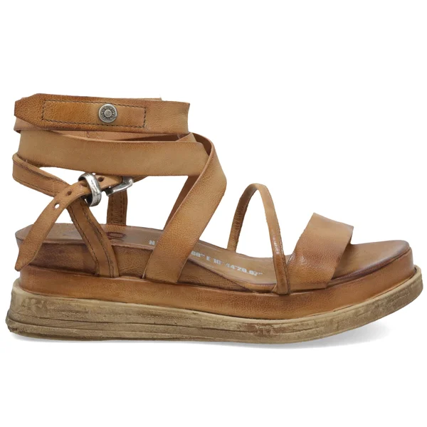 A.S.98 Labo Women's Platform Sandal Camel Size 39