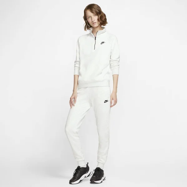 Nike Womens Essential Fleece Jogger - Birch Heather/Black