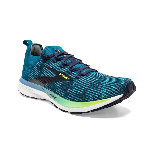 Brooks Men's Ricochet 2 Running Shoes, Black/Grey/Blue