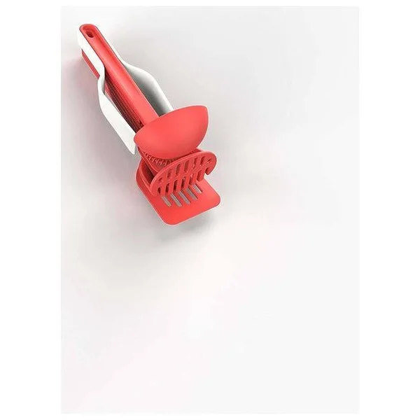 Venn 8 Piece Starter Utensil Set - Red