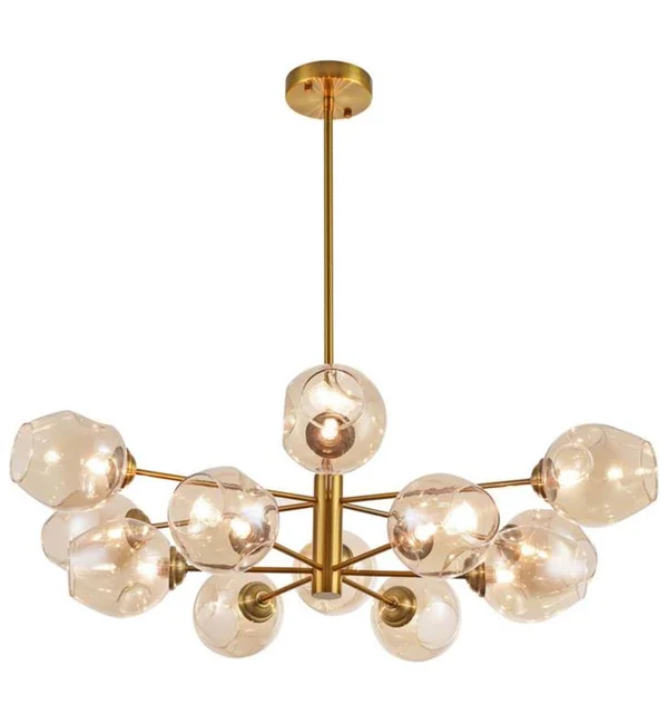 Dainolite ABI-3312P-PC 12 Light Round Pendant Polished Chrome