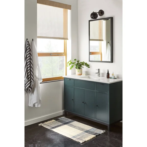 Room & Board - Modern Soho Mirror 1.5D 30W 40H in Taupe Grey