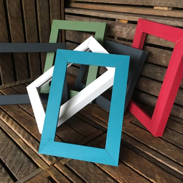 Signature Edge Chalkboard Turquoise Painted Wood Frame - 4x22 x 6x22