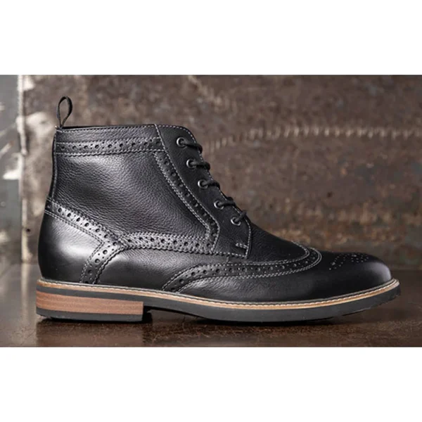 Nunn Bush Odell Kore Wingtip Men's Boot - Black Size 9