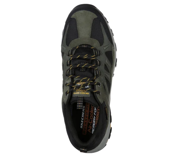 Skechers Men's Relaxed Fit Selmen Enago Hiking Shoe - Olive/Black