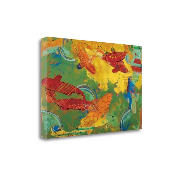Tangletown Fine Art Electric Jazz by Brenda K. Bredvik, Giclee Print on Wrap Canvas, 34x22x23x22