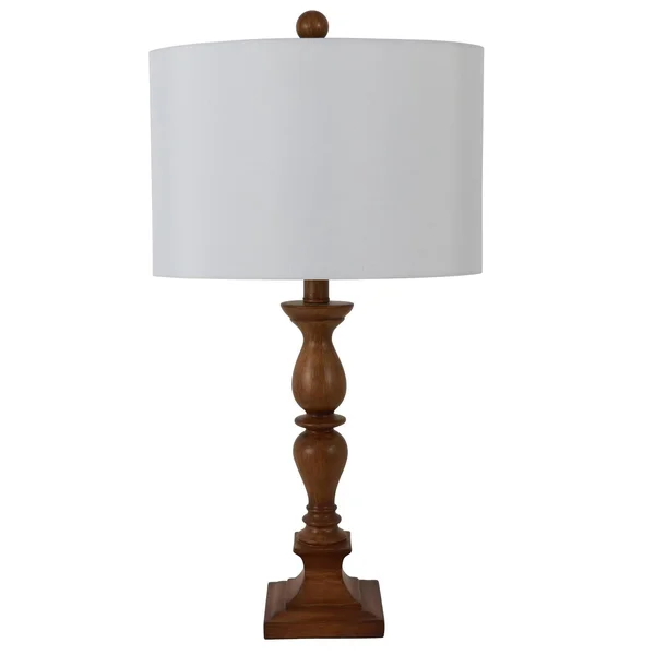 Ellie Transitional Table Lamp - Honey Pine