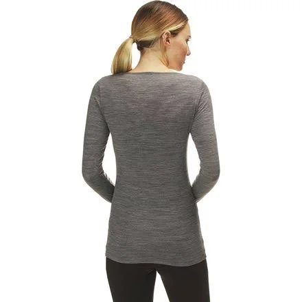 Icebreaker Siren Sweetheart Long-Sleeve Top - Women's Gritstone Heather - L