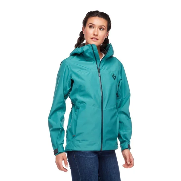 Black Diamond Liquid Point Shell Jacket - Women's Meadow Green - Xs