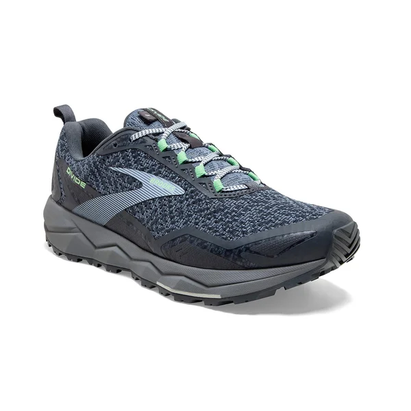 Brooks Divide 12, Grey/Turbulence/Green (Women's)