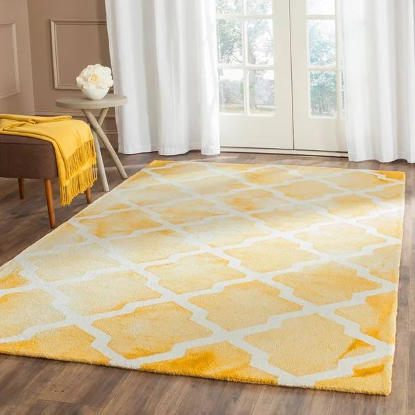 Safavieh 2&-6x22 x 4& Dip Dye DDY540C Grey - Ivory Rug