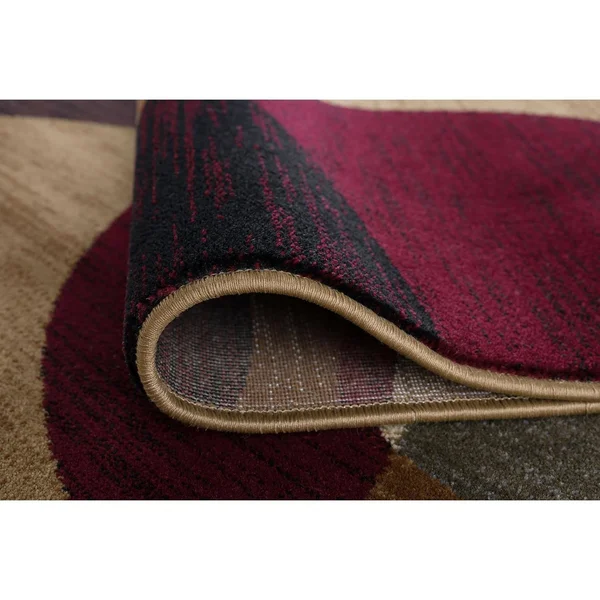 Bliss Rugs Festival Area Rug Circles 5x8