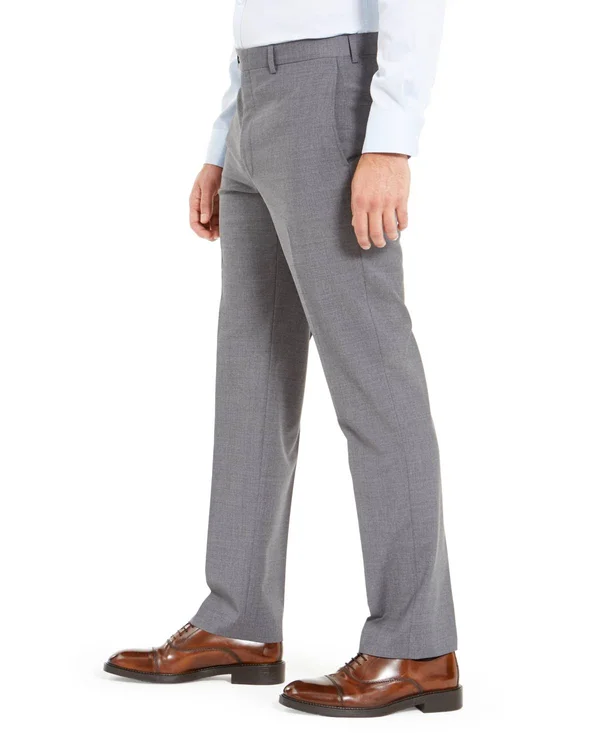 Lauren Ralph Lauren Men's Wool Blend Classic-Fit UltraFlex Stretch Dress Pants - Navy
