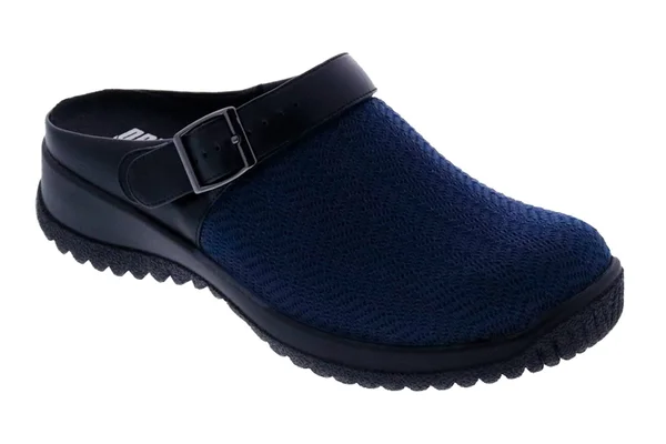 Drew Women's Savannah Clog, Size: 7.5, Navy Wavy Stretch