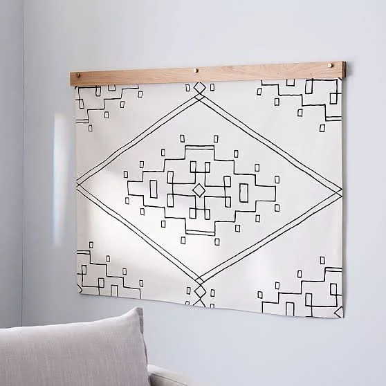 West Elm Little Korboose Organic Cotton Tapestry - Nevada - Artwork - Wall Art - Wall Decor - Home Decor