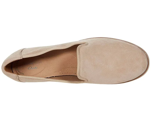 Clarks Serena Brynn Women's Shoes Sand Suede : 10 B - Medium