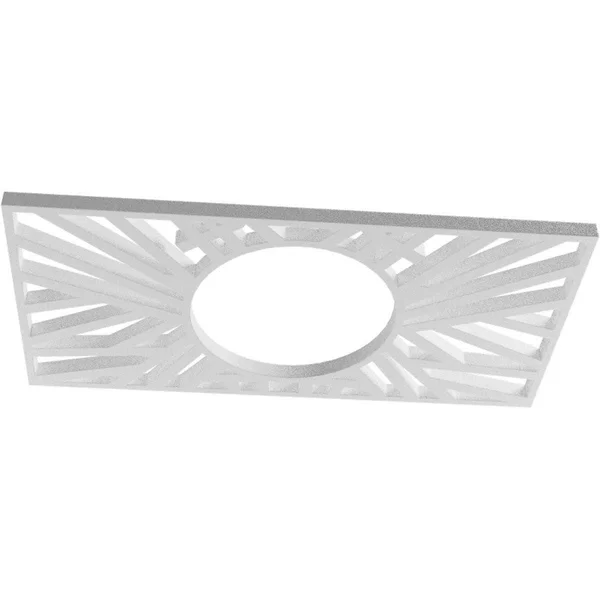 Ekena Millwork CMPP26X13HOAPG 26x22W x 13x22H x 9 5/8x22ID x 3/4x22P Hoover Architectural Grade PVC Pierced Ceiling Medallion, A