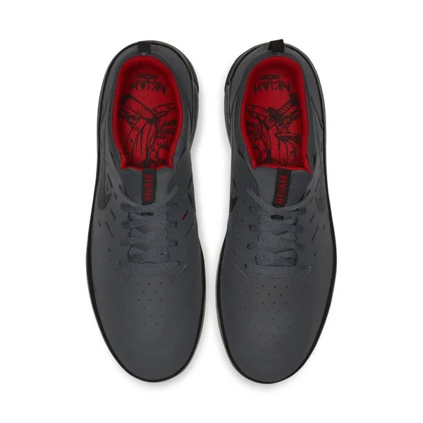 Nike SB Nyjah Free Shoes Dark Grey/Black-Gym Red