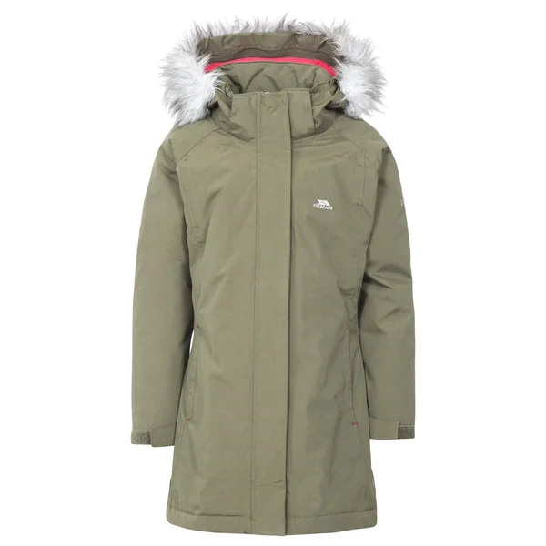 Trespass Girls Fame Jacket Moss 11-12