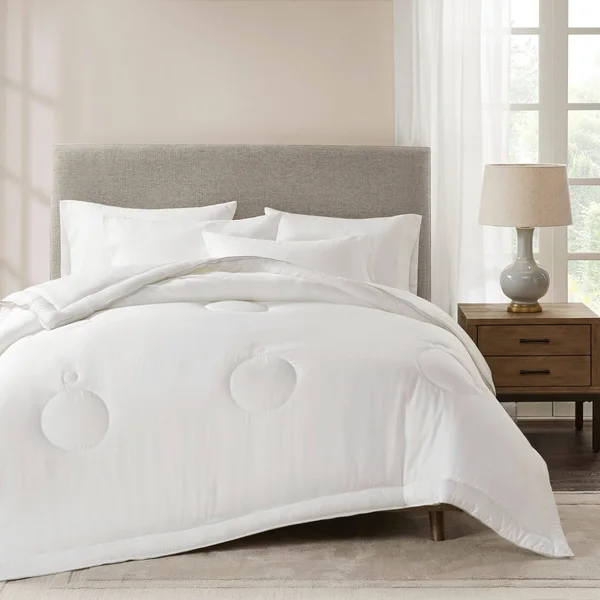 Sleep Philosophy - Cozze Hypoallergenic Down Alternative Comforter - White - Twin